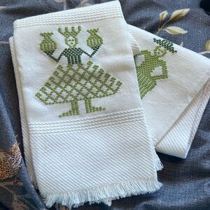 Dutch tea towels hand crafted